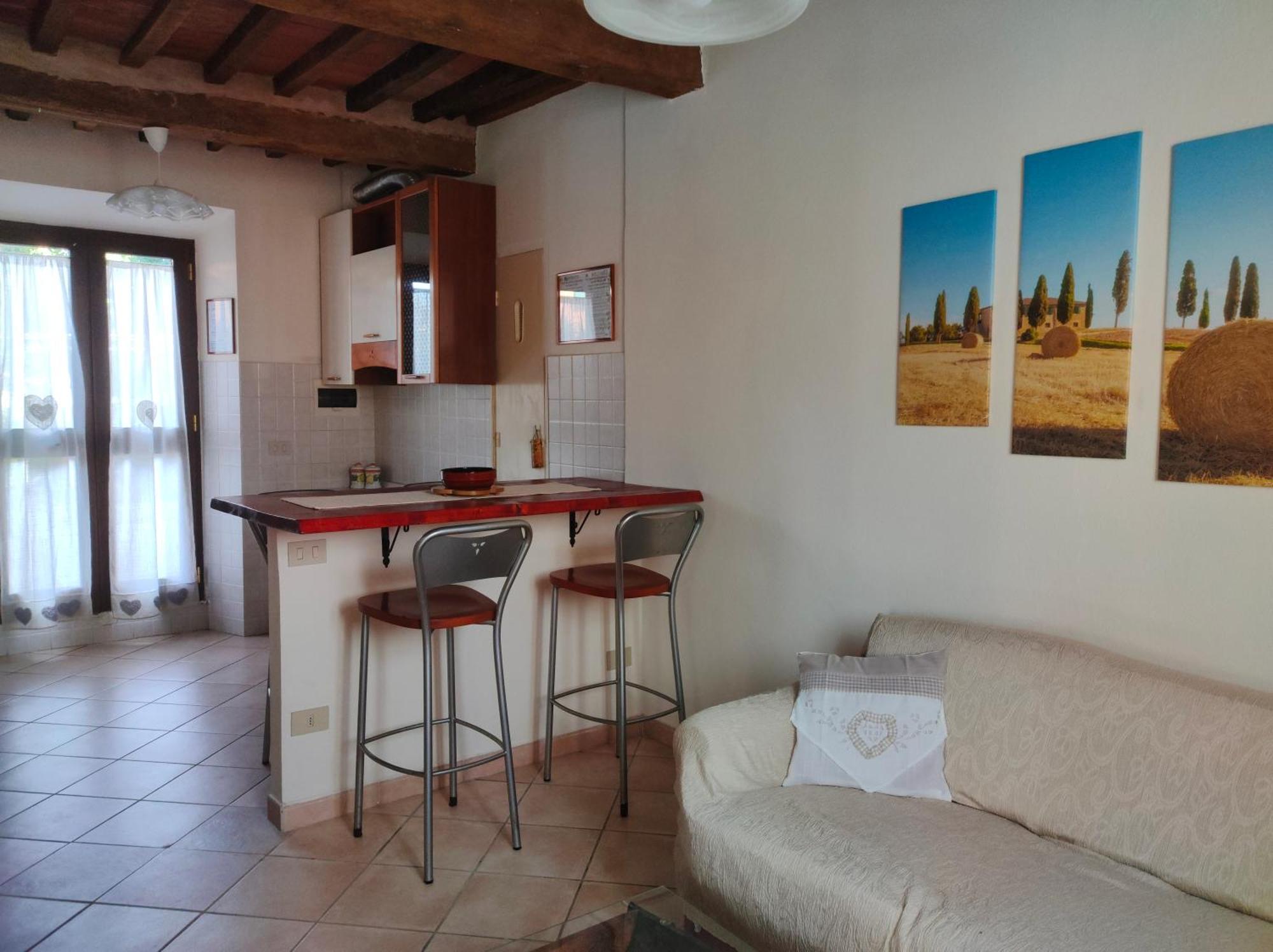 La Casina Di Colle - Appartamento Rustico Sulle Colline Di Pisa Casciana Terme Exterior foto