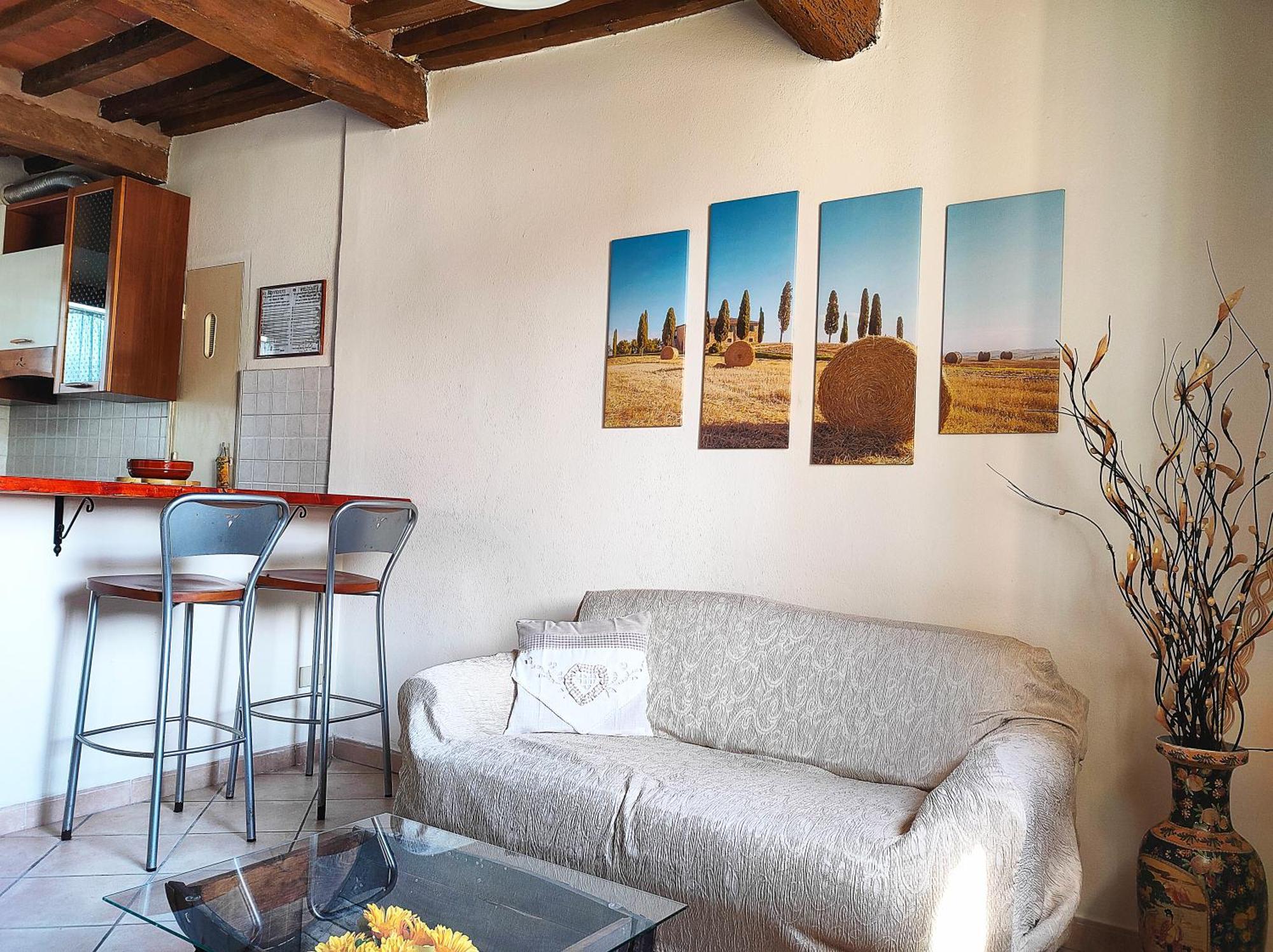 La Casina Di Colle - Appartamento Rustico Sulle Colline Di Pisa Casciana Terme Exterior foto